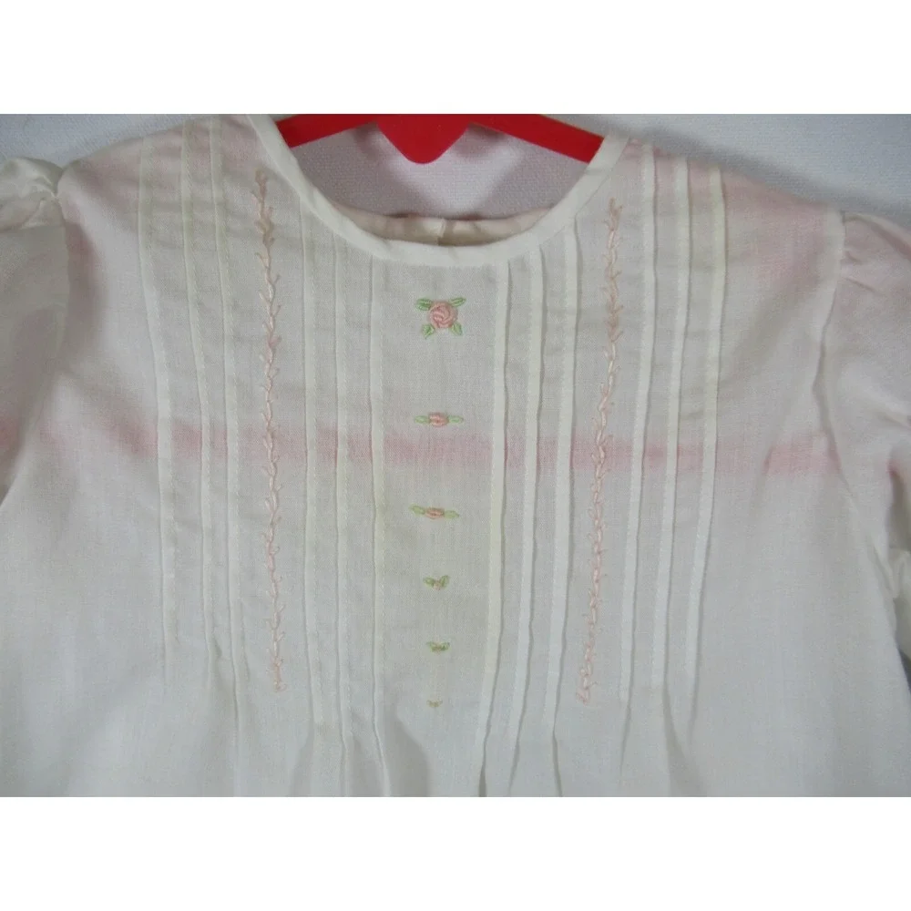 Handmade vintage pintuck